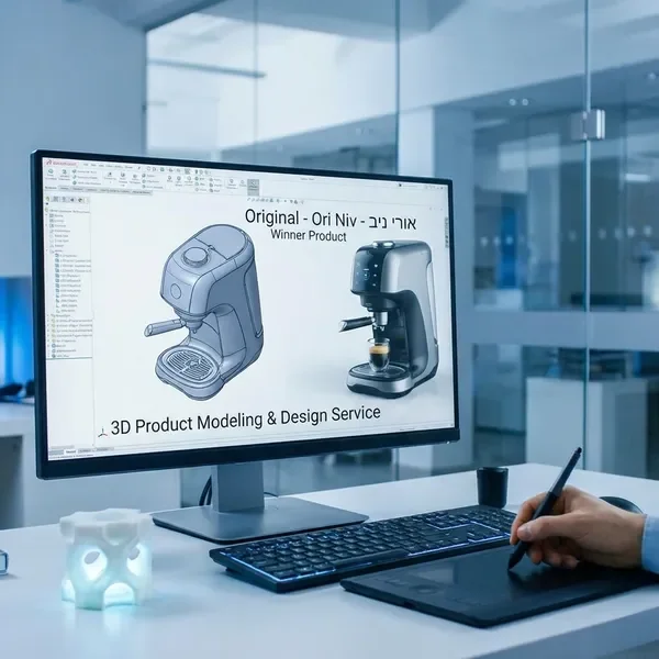 עיצוב תלת מימד של מוצר